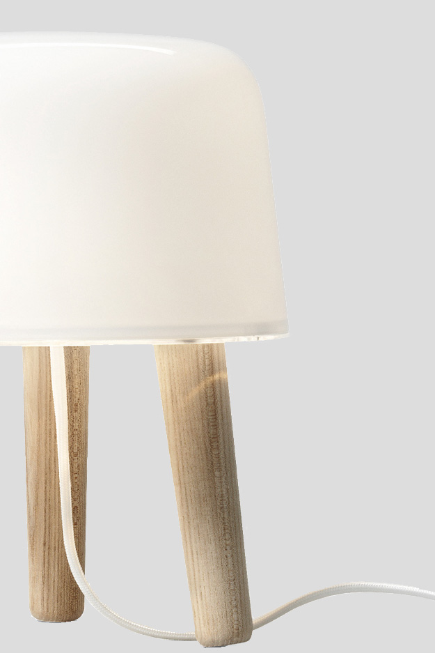 Milk Bordlampa Ask Natur
